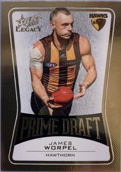 2023 Select AFL Legacy - Prime Draft #PD50 James Worpel Front